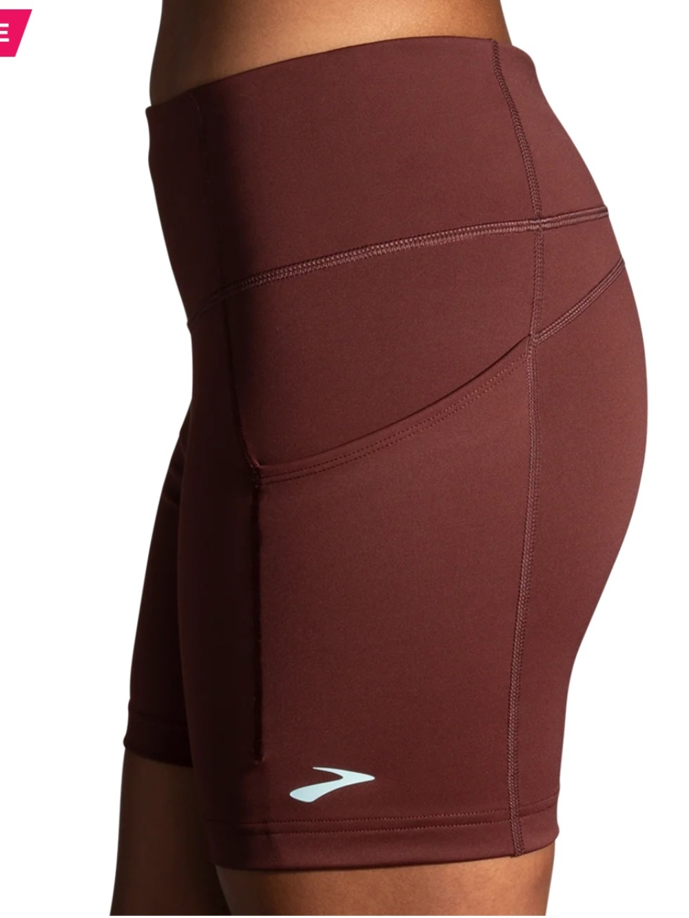 Brooks Women’s Burnt Clay Brooks Method 5" Short Tight Small